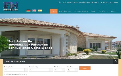 Immobilien Webseite